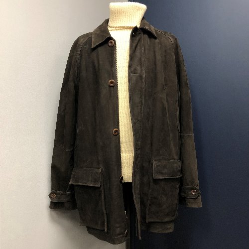 90s Timberland Leather Coat(110size)