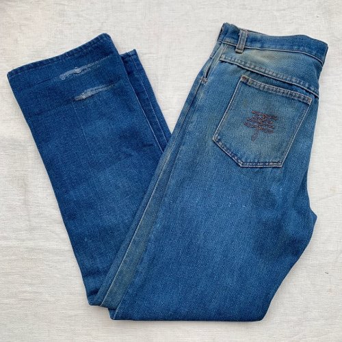 40-50s vintage denim pants (32-33 inch)
