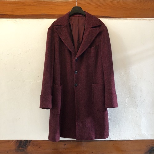 sciamat herringbone tweed coat(100)