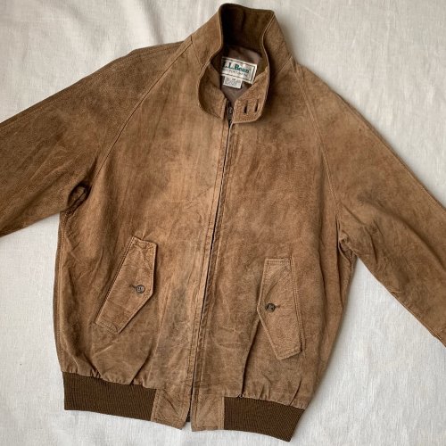 LLbean suede herrington jacket (100 size)