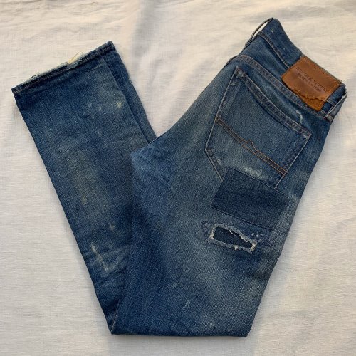 denim &amp; supply patchwork jeans (32 inch)