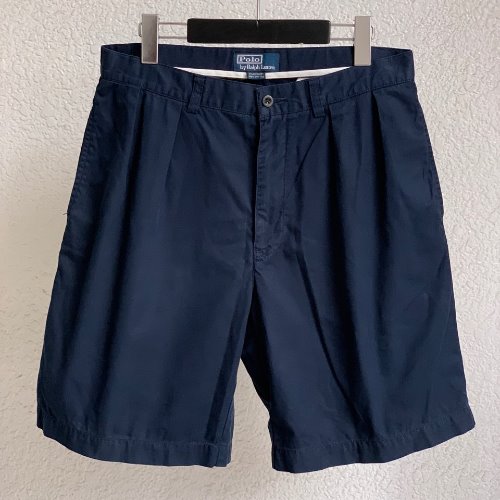 Polo Ralph Lauren 2-pleats navy shorts (32in)