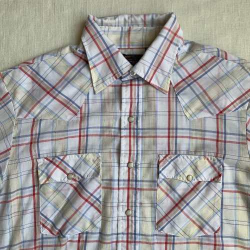 JCpenny check western shirt (105 size)