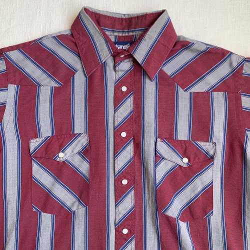wrangler stripe western shirts (105-110 size)