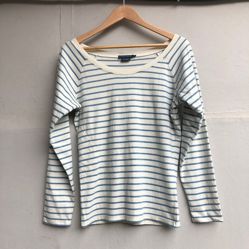 Ralph Lauren cotton stripe side pocket t-shirt (for women)