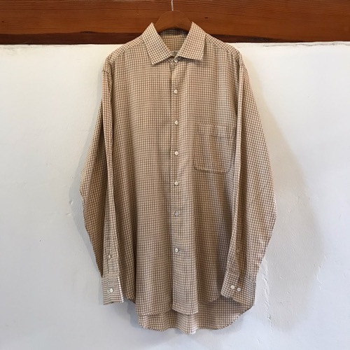 Loro piana cotton gingham shirt (100-105)