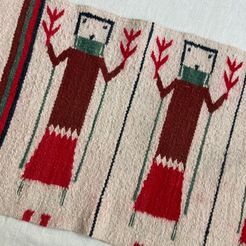 vintage american native indian &#039;Yei&#039; rug