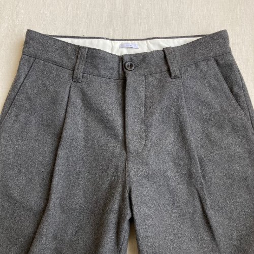 pt01 style 05 grey wool trouser (표기31, 실측 33인치)
