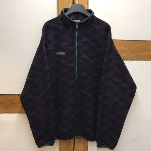 Columbia lightweight pattern fleece half zip pullover (100-105)