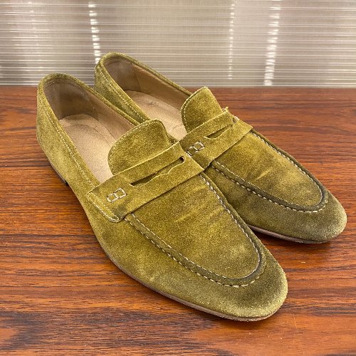 stokton suede penny loafer 유니페어 별주 (270mm)