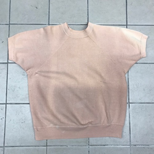 70s vtg sun faded half slv sweatshirt (95-100)