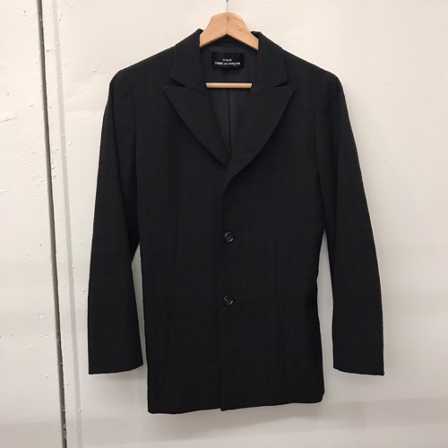 Comme des Garçons tricot 97 wool plaid 3B jacket (for women 약55)