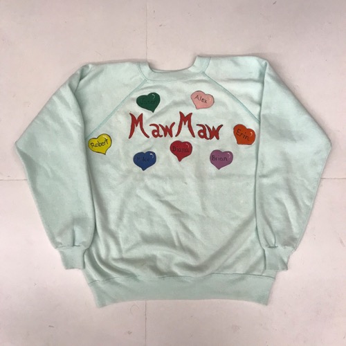 Hanes her way 50/50 sweatshirt ‘ maw maw ‘ (95-100 , for women)