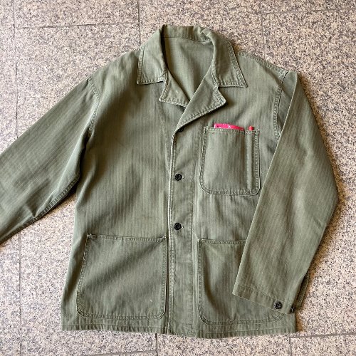40s ww2 usn HBT N-4 utility jacket (38 size, 100~105 추천)