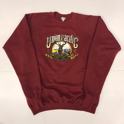 Vtg 50/50 sweatshirt ‘ Union Pacific rail road ‘ (105-110)