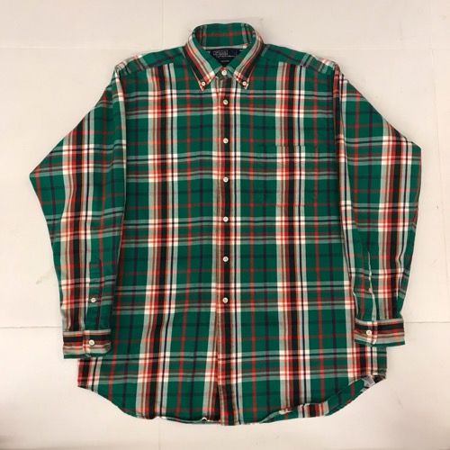 Polo Ralph Lauren heavy cotton plaid bd shirt (100-105)