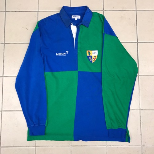 Nokia color block embroidered rugby shirt (105-110)