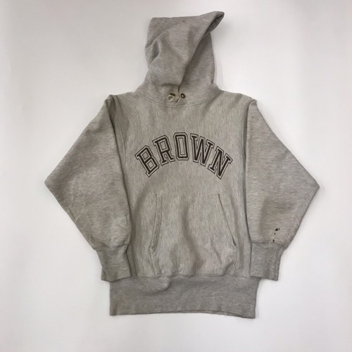 80s champion reverse weave hoodie ‘ brown college ‘ (95-100)