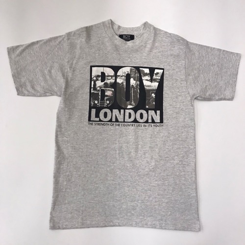 Vtg Boy London cotton t-shirt made in usa (100, dead stock)