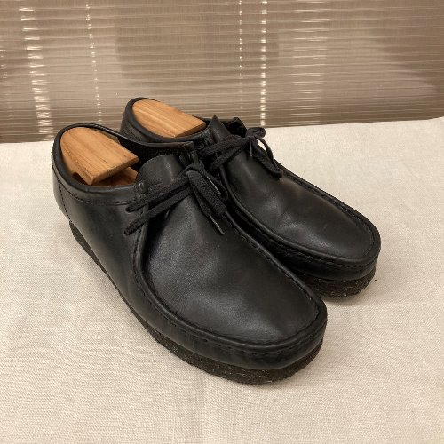 clarks wallabee leather black (uk 7.5G, 270-275mm추천)