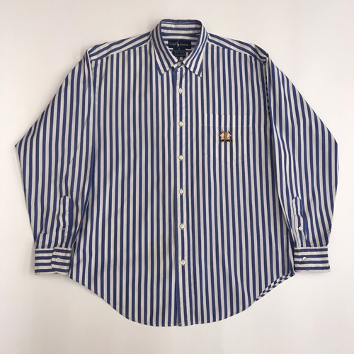 Polo Ralph Lauren cotton stripe embroidered pocket shirt (100)
