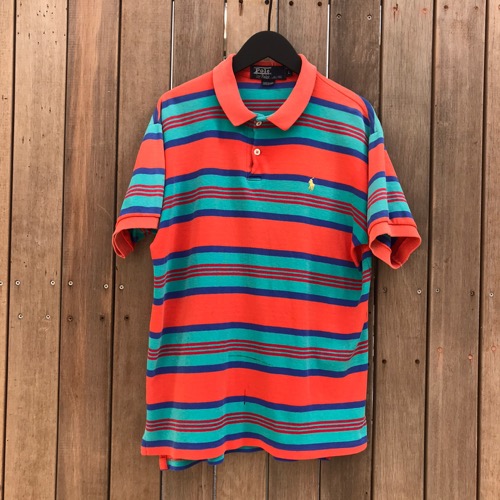 Polo Ralph Lauren cotton multi stripe polo shirt (105)