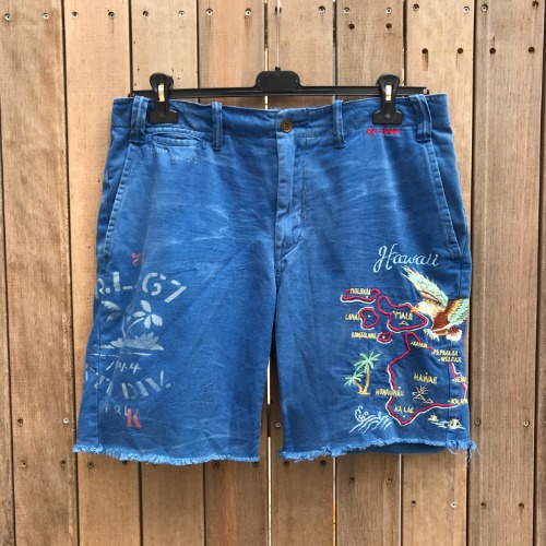 Polo Ralph Lauren military souvenir mood embroidered shorts (34인치)