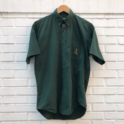 Chaps Ralph Lauren cotton embroidered half slv shirt (100-105)