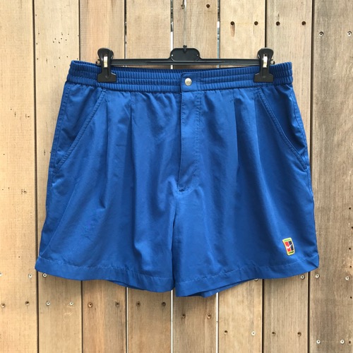 Old Nike tennis polyester waist banded shorts (약 32-36인치)