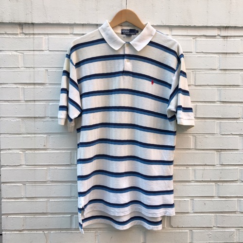 Polo Ralph Lauren cotton herringbone stripe polo shirt (105)