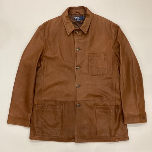 polo sheep skin leather coat jacket (110 size)