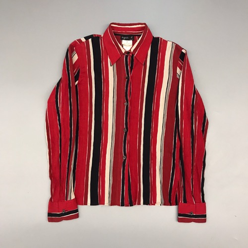 Agnes b cotton multi stripe shirt (for women)