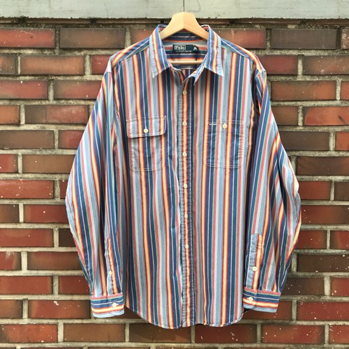 Polo Ralph Lauren multi stripe work shirt (105이상)