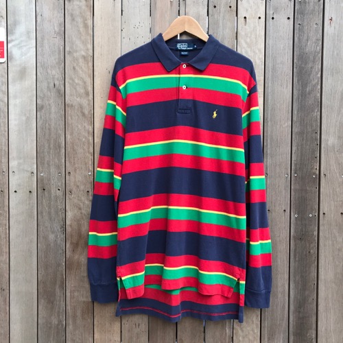 Polo Ralph Lauren Multi stripe L slv polo shirt (105)