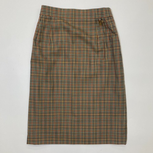 daks wool check skirt (26 inch)