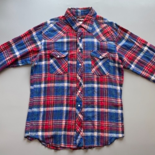 Wrangler flannel western shirts (105 size)