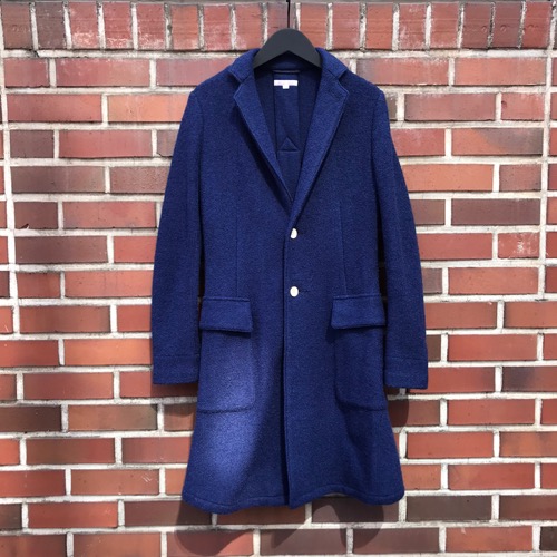 haversack wool blend single coat back center pleated (90, for women)