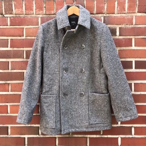 Apc heavy wool double breasted coat (for women)