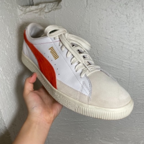 Puma basket white leather sneakers (290mm)