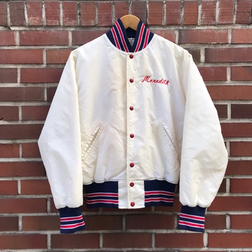 vintage nylon varsity jacket (100 size)