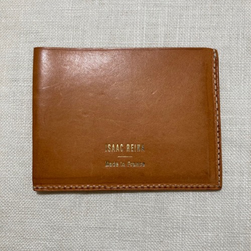isaac reina leather card holder