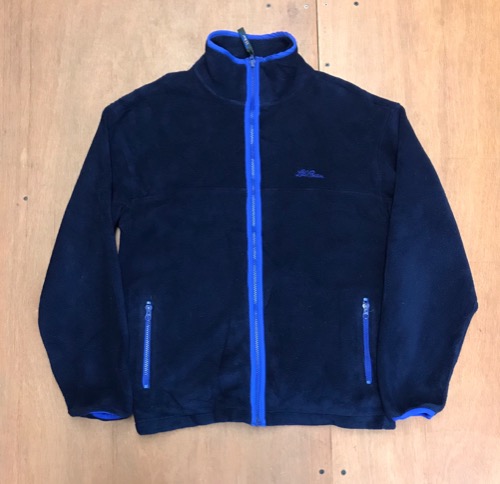 LLbean fleece zip up jacket USA made (100)
