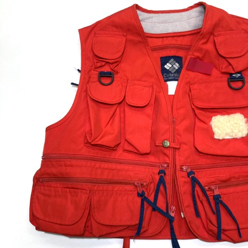 columbia fishing vest (100 size~)