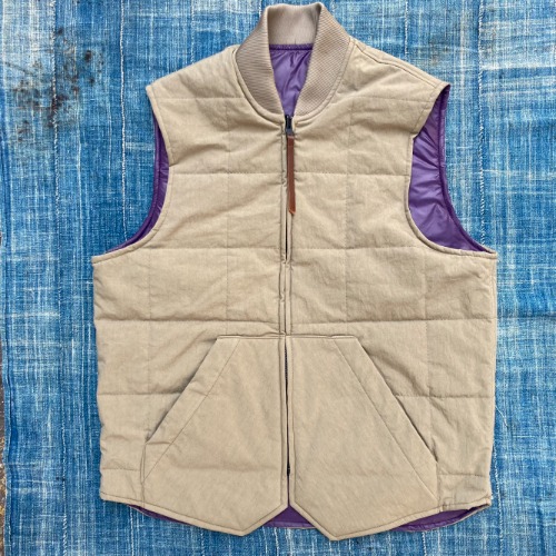 SVC x dre 코튼63:나일론37 quilted vest