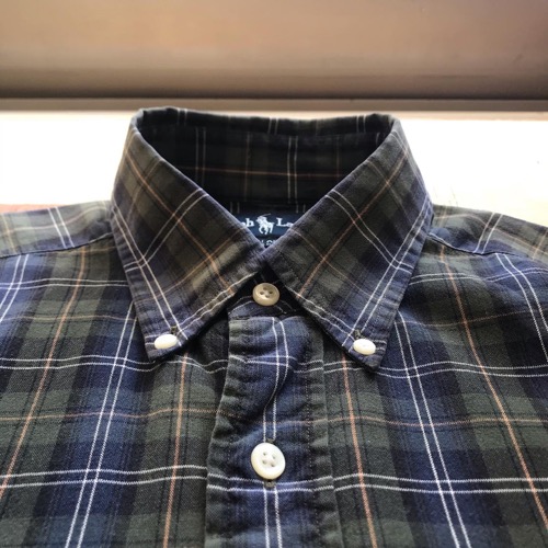 Polo Ralph Lauren cotton plaid bd shirt (100)