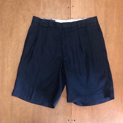 Polo golf linen pleated shorts (33-34인치)
