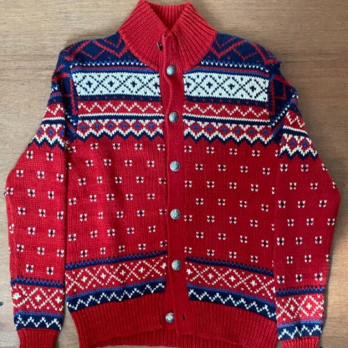 polo concho button cardigan (표기xs, 95size)