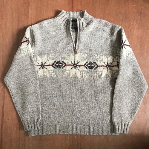 Eddie Bauer lambswool half zip mock neck sweater (105 추천)