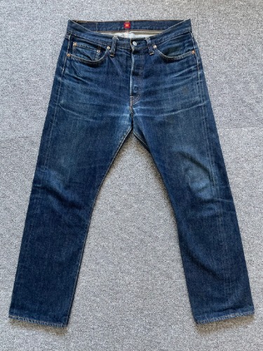 resolute 710 slim straight selvedge jeans (34 inch)