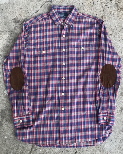 Polo Ralph Lauren plaid work shirt (M size, 100~105 추천)